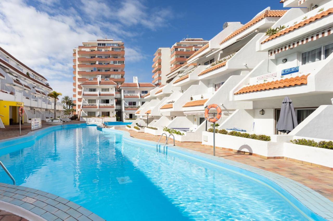 Precioso alojamiento con piscina en urbanización Apartamento Playa de las Americas  Exterior foto